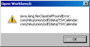 openworkbench_java_error